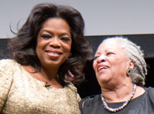 Oprah Winfrey and Toni Morrison