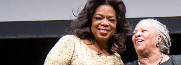 Oprah Winfrey and Toni Morrison